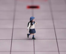 Load image into Gallery viewer, 1:64 Painted Figure Model Miniature Resin Diorama Toy Sand Uniform Student Kids
