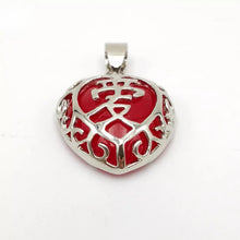 Load image into Gallery viewer, Nature Jade Love Pendant Necklace Gift Jewelry charm Blessing Luck Jewelry Heart
