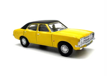 Load image into Gallery viewer, 1:76 Yellow Ford Cortina MKIII Sedan Classic Model Diecast Metal Car BN
