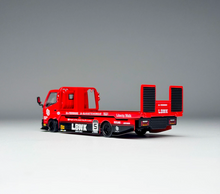 Load image into Gallery viewer, TL 1:64 Red H300 Flatbed Trailer Tow Truck Model Diecast Metal Car New Collection
