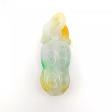 Load image into Gallery viewer, Nature Jade Pendant Peanut Necklace Gift Jewelry charm Blessing Lucky Fortune a
