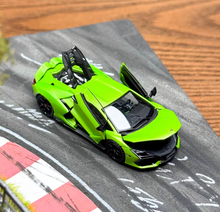 Load image into Gallery viewer, HH 1:64 Green Revuelto Racing Sports Open Model Diecast Metal Car New Collection
