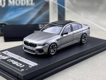 Load image into Gallery viewer, MJ 1:64 Gray M5 F90 Luxury Sedan Sports Model Diecast Metal Car New Collection
