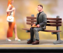 Load image into Gallery viewer, 1:64 Painted Figure Model Miniature Resin Diorama Sand Sitting Man in Suit Toy New Collection
