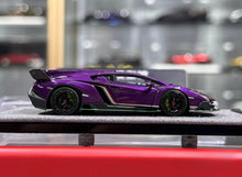 Load image into Gallery viewer, DMH 1:64 Purple Veneno Super Racing Sports Model Diecast Resin Car New Collection
