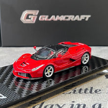 Load image into Gallery viewer, 1:64 GLAMCRAFT Red Lafeerrari Racing Sports Open Model Diecast Metal Car New Collection

