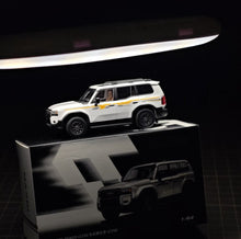 Load image into Gallery viewer, Masdi 1:64 White Decal Land Cruiser LC250 ORV Model Diecast Metal Car New Collection
