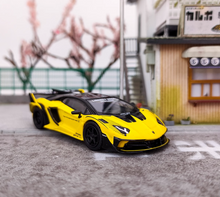 Load image into Gallery viewer, MINIGT 1:64 Yellow Aventador GT EVO LBWK Sports Model Diecast Metal Car New
