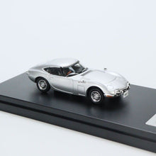 Load image into Gallery viewer, LCD 1:64 Silver Toyota 2000GT Racing Sports Classic Model Toy Diecast Metal Car BN
