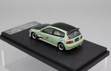 Load image into Gallery viewer, SW 1:64 JDM Green EG6 Civic R Hatchback Sports Model Diecast Metal Car New
