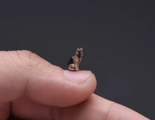Load image into Gallery viewer, 1:64 Painted Figure Model Miniature Resin Diorama Sand Dog Puppy Pet Shepherd

