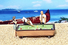 Load image into Gallery viewer, 1:64 Painted Figure Model Miniature Resin Diorama Sand Pool Billiards Balls Cue
