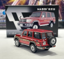 Load image into Gallery viewer, Masdi 1:64 Red Land Cruiser LC76 ORV SUV Sports Model Diecast Metal Car New Collection
