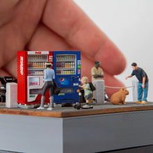 Load image into Gallery viewer, 1:64 Painted Figure Model Miniature Resin Diorama Toy Sand Vending Machine
