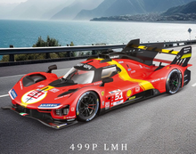 Load image into Gallery viewer, Bburago 1:24 499P LMH Le Mans #51 Racing Sports Model Diecast Metal Car New Collection
