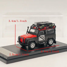 Load image into Gallery viewer, Master 1:64 Black Defender 90 SUV Off Road Sports Model Diecast Metal Car New
