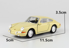 Load image into Gallery viewer, WELLY 1:36 Yellow 1954 911 Classic Racing Sports Model Diecast Toy Metal Car

