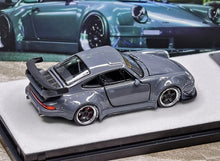 Load image into Gallery viewer, PGM 1:64 Gray 911 RWB 930 Standard Classic Sports Model Diecast Metal Car New Collection
