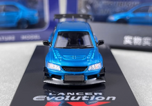 Load image into Gallery viewer, CM 1:64 Blue JDM Lancer Evo 9 IX Voltex Sports Model Diecast Metal Car New Collection
