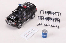 Load image into Gallery viewer, GCD 1:64 Black Police PALADIN Off Road SUV Sports Model Diecast Metal Car New
