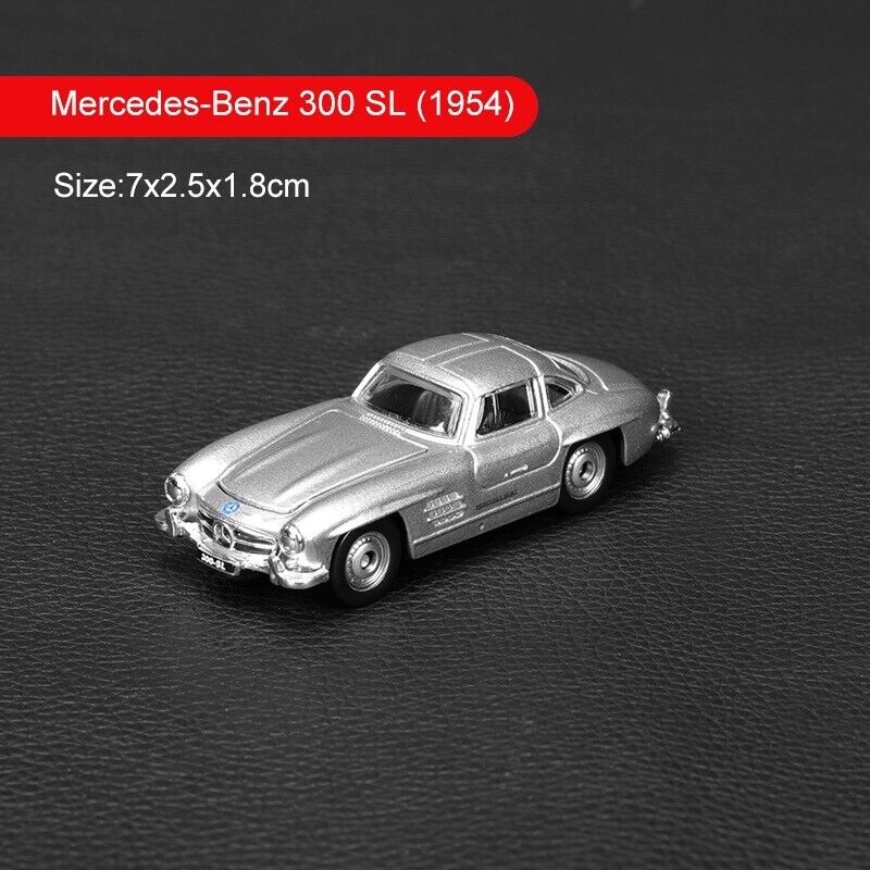 Bburago 1:64 Silver 1954 Benz 300SL Sports Model Toy Diecast