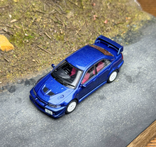 Load image into Gallery viewer, Tarmac 1:64 Blue JDM Lancer EVO VI Sports Model Diecast Metal Car New Collection
