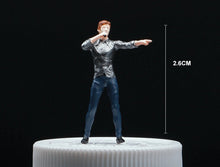 Load image into Gallery viewer, 1:64 Painted Figure Mini Model Miniature Resin Diorama Singer Artist Pop Star New Scene
