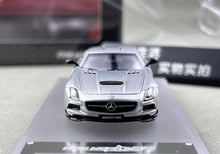 Load image into Gallery viewer, FW 1:64 Silver SLS BS Coupe Sports Open Model Diecast Metal Car New Collection
