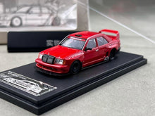 Load image into Gallery viewer, RM 1:64 Red W124 Widebody Sedan Sports Model Diecast Metal Car New Collection
