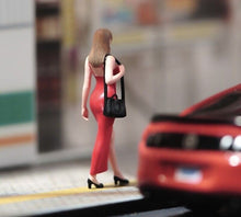 Load image into Gallery viewer, 1:64 Painted Unpainted Figure Model Miniature Resin Diorama Sand Sexy Girl Lady
