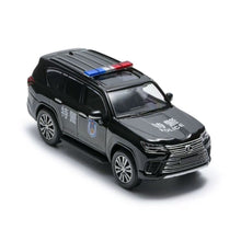 Load image into Gallery viewer, Masdi 1:64 Black Police 2022 LX600 Luxury SUV Sports Model Diecast Metal Car
