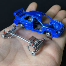 Load image into Gallery viewer, 1:64 Blue JDM Impreza WRX STI Engine Body Model Diecast Resin Car New
