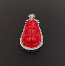 Load image into Gallery viewer, Nature Jade Fortune Beans Pendant Necklace Gift Jewelry charm Blessing Lucky a
