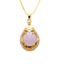 Load image into Gallery viewer, Nature Jade Water Drop Pendant Necklace Gift Jewelry charm Blessing Lucky New g
