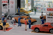 Load image into Gallery viewer, 1:64 Painted Figure Mini Model Miniature Resin Diorama Sand Refueling Worker Toy
