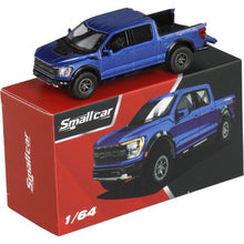 Load image into Gallery viewer, SC 1:64 Blue F150 Raptor Pickup Truck Sports Model Diecast Metal Car New Collection
