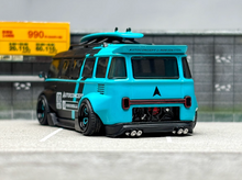 Load image into Gallery viewer, Liberty 1:64 Black Blue VW T1 Kombi Van Camper Sports Model Diecast Metal Car
