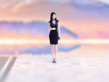 Load image into Gallery viewer, 1:64 Painted Figure Model Miniature Resin Diorama Sand Lady Office Suit Girl Toy
