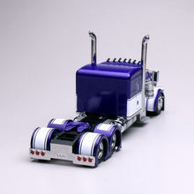 Load image into Gallery viewer, 1:64 596 Blue White Peterbilt W983 379 Truck Tractor Model Diecast Metal Car
