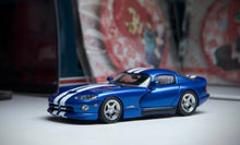 Load image into Gallery viewer, GFCC 1:64 Blue 1993 Viper Coupe Muscle Sports Model Diecast Metal Car New Collection
