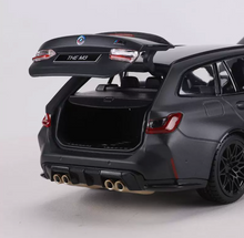 Load image into Gallery viewer, Bburago 1:24 Black 2023 M3 Touring Sports Open Model Diecast Metal Car New Collection
