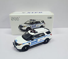 Load image into Gallery viewer, 1:64 596 White Explorer State Police SUV Sports Model Diecast Metal Car New Collection
