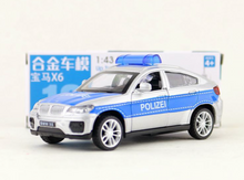Load image into Gallery viewer, CCA 1:43 BMW X6 Hatchback Police Racing Sports Model Toy Diecast Metal Car BN

