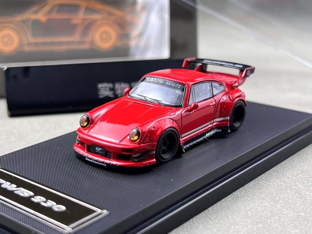 Star 1:64 Red RWB 930 964 GT Racing Sports Model Diecast Metal Car BN