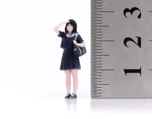 Load image into Gallery viewer, 1:64 Painted Figure Model Miniature Resin Diorama Black Hair Pretty Girl Lady B
