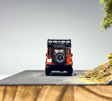 Load image into Gallery viewer, AR 1:64 Orange 2015 Defender 110 ORV SUV Sports Model Diecast Metal Car New Collection
