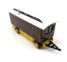 Load image into Gallery viewer, 1:76 Brown Trailer Caravan RV Classic Model Diecast Metal Car New Collection
