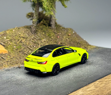 Load image into Gallery viewer, AR 1:64 Yellow M3 G80 Sedan Sports Model Diecast Metal Car New Collection
