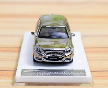 Load image into Gallery viewer, SH 1:64 Plating Silver Maybach S600 Pullman Limousine Model Diecast Metal Car
