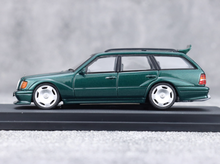 Load image into Gallery viewer, Mortal 1:64 Green S124 MODEII EVO2 Sports Wagon Model Diecast Metal Car New Collection
